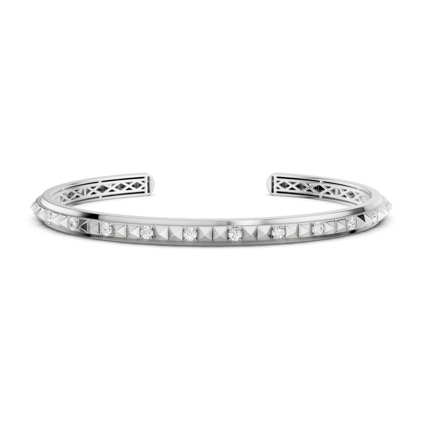 Pyramid Luxe Cuff Bracelet