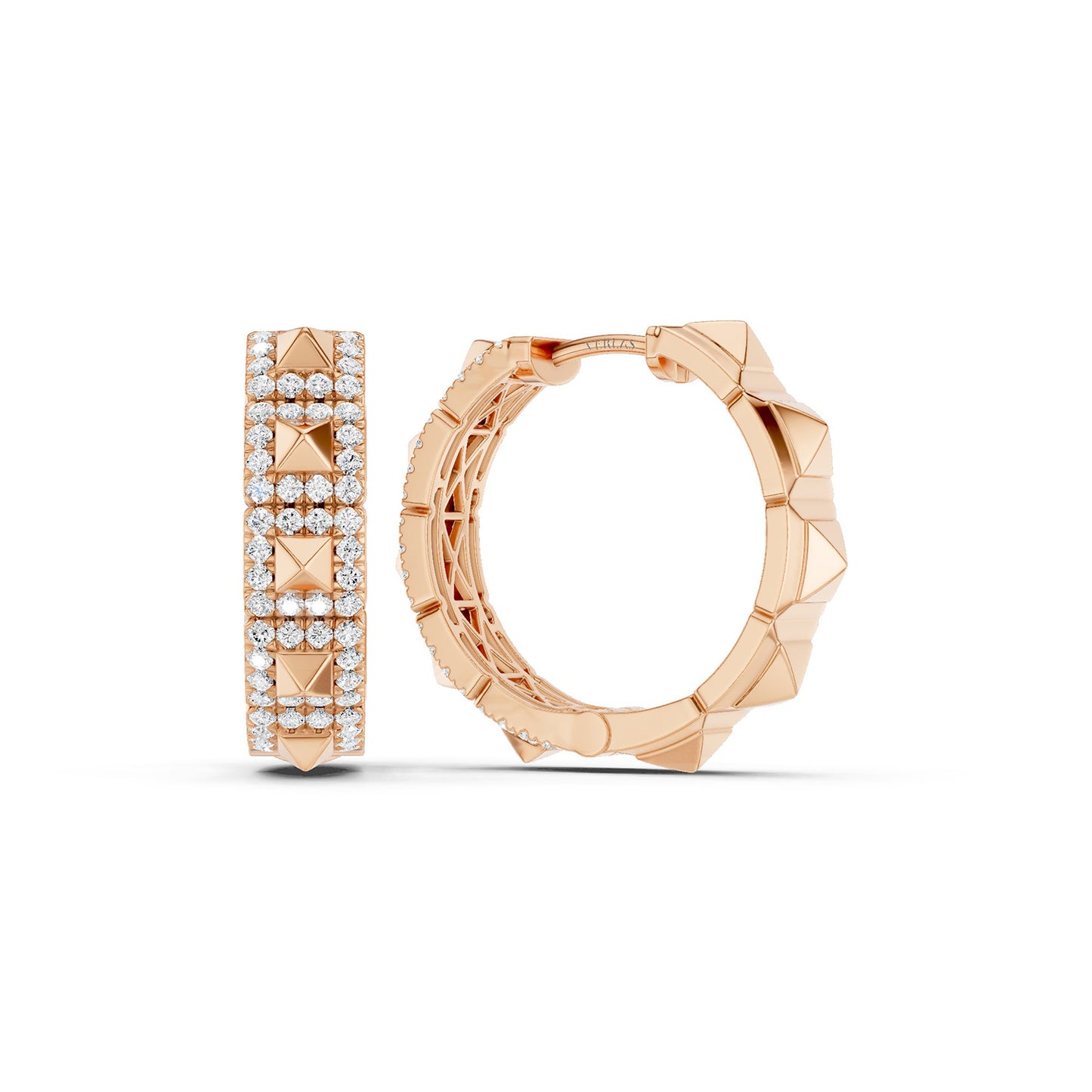 Pyramid Luxe Geometric Huggies