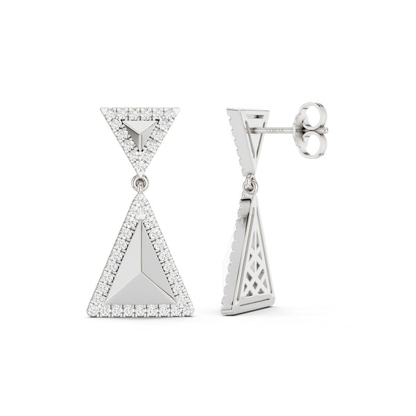 Pyramid Luxe Contour Earrings
