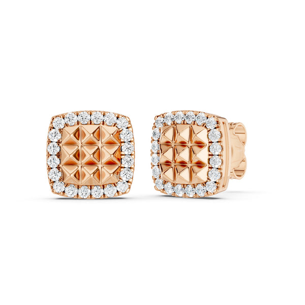 Pyramid Radiant Diamond Studs
