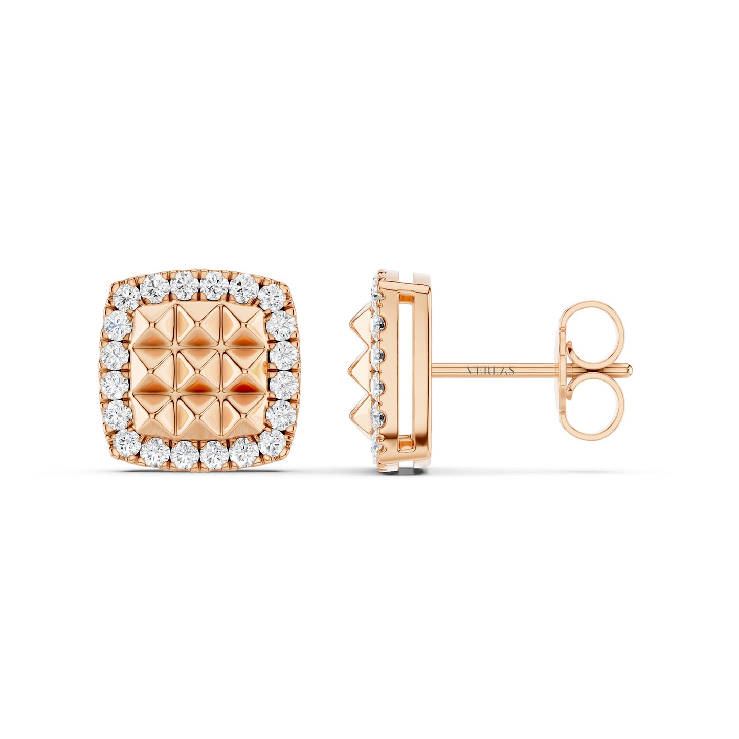 Pyramid Radiant Diamond Studs
