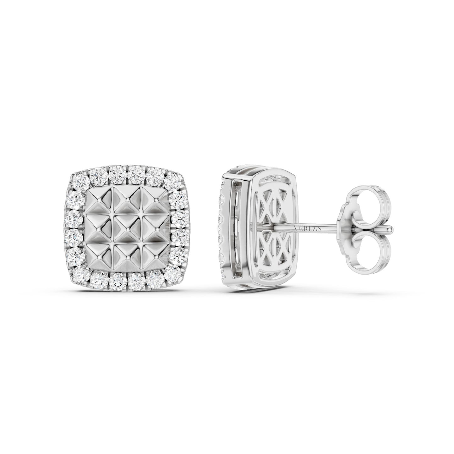 Pyramid Radiant Diamond Studs