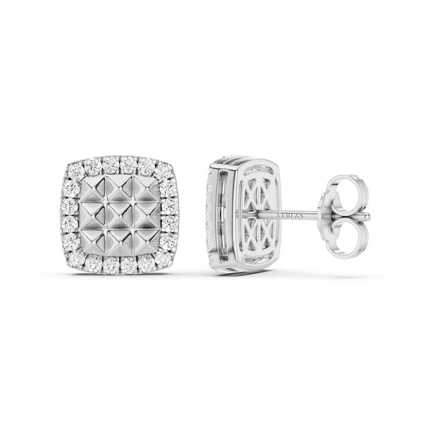 Pyramid Radiant Diamond Studs