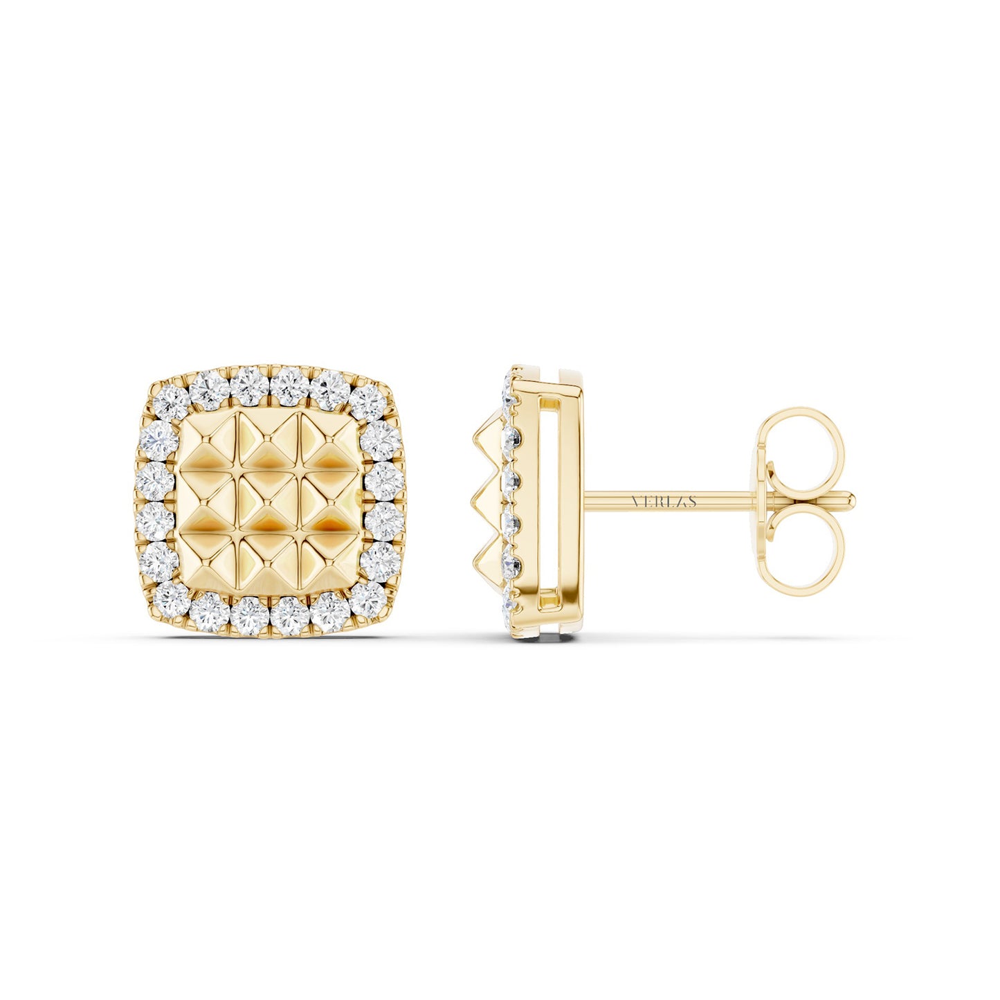 Pyramid Radiant Diamond Studs