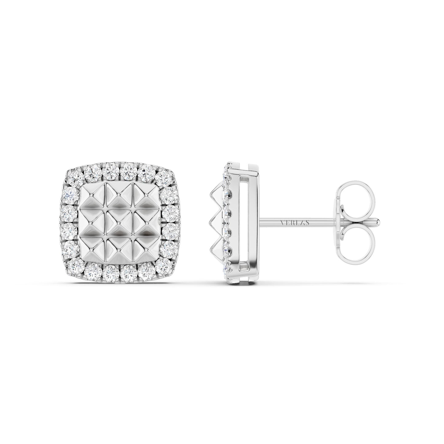 Pyramid Radiant Diamond Studs