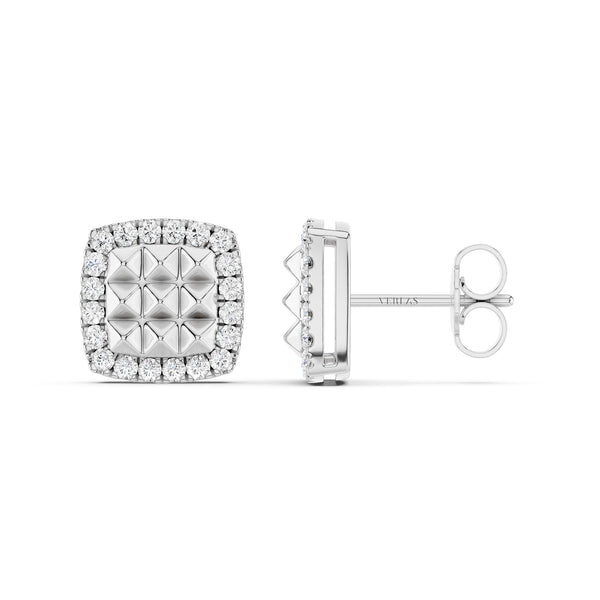 Pyramid Radiant Diamond Studs