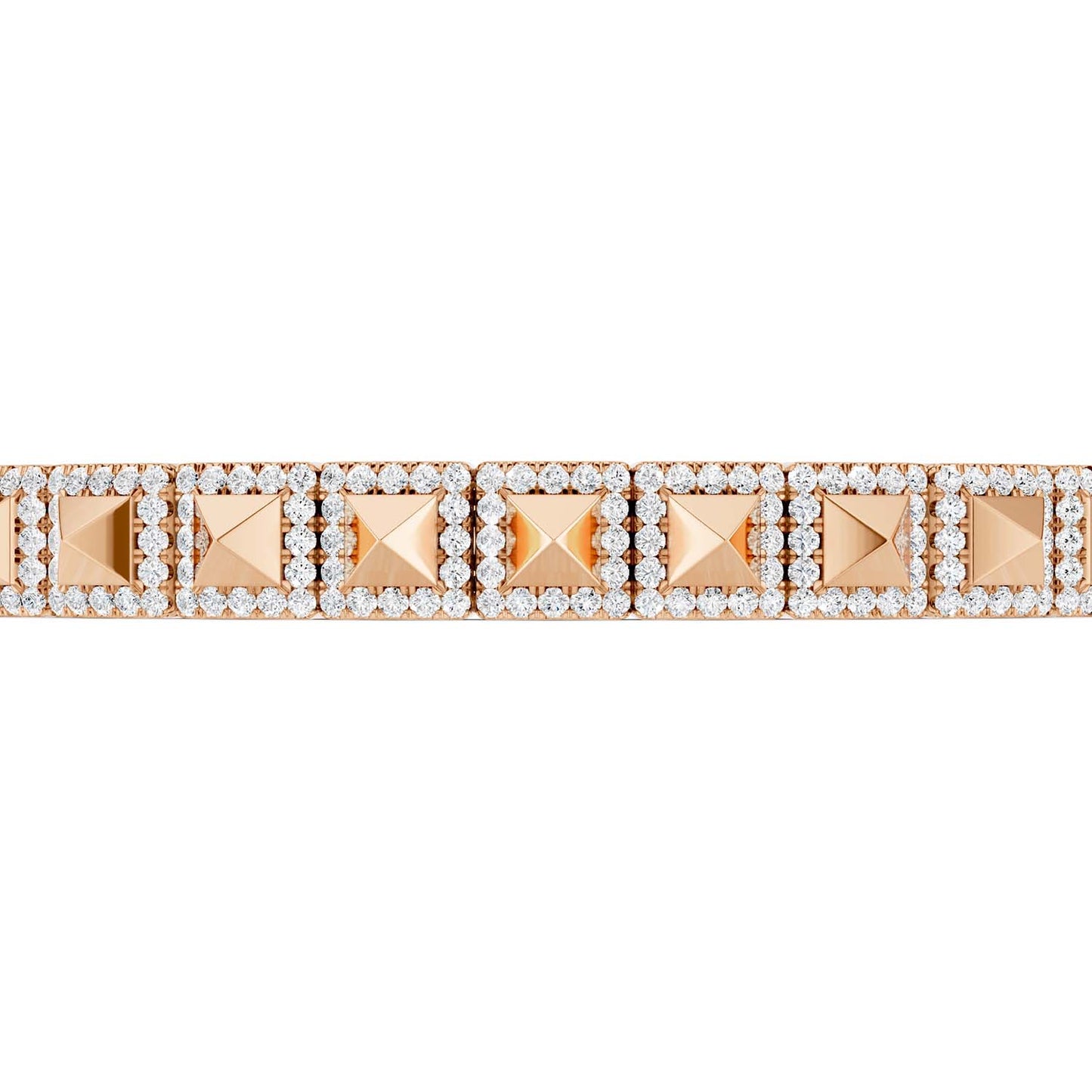 Pyramid Luxe Geometric Bangle