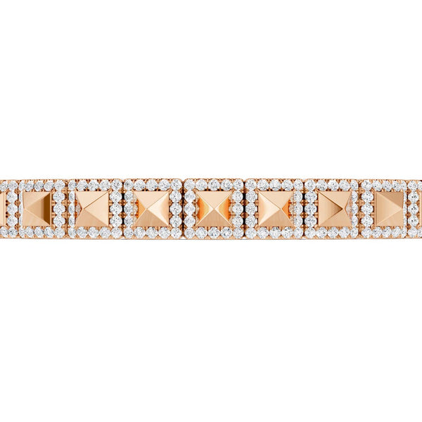 Pyramid Luxe Geometric Bangle