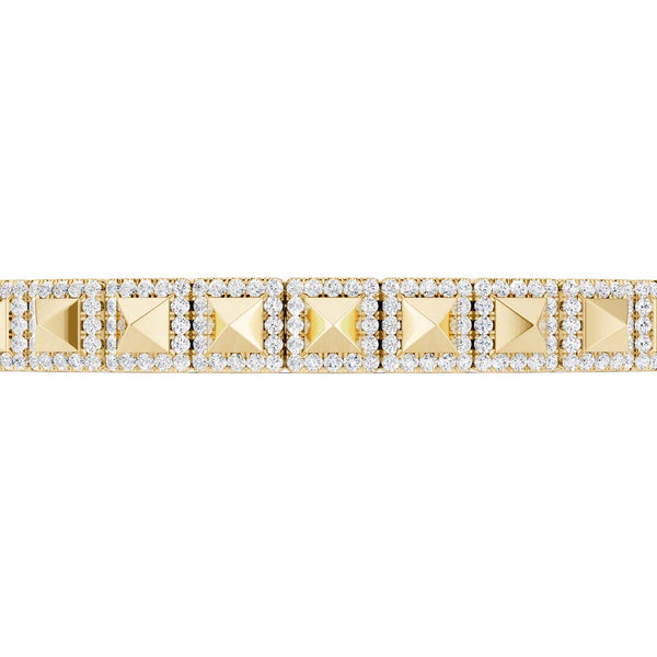 Pyramid Luxe Geometric Bangle