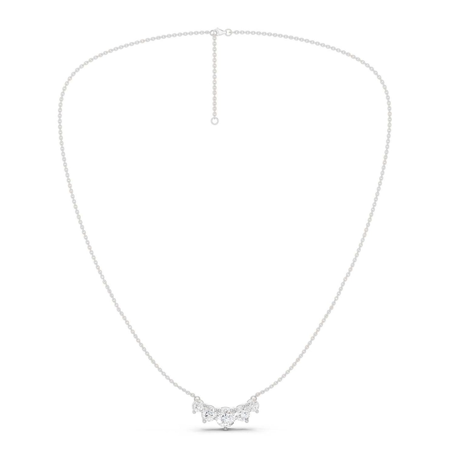 5-Stone Diamond Necklace