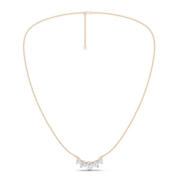 5-Stone Diamond Necklace