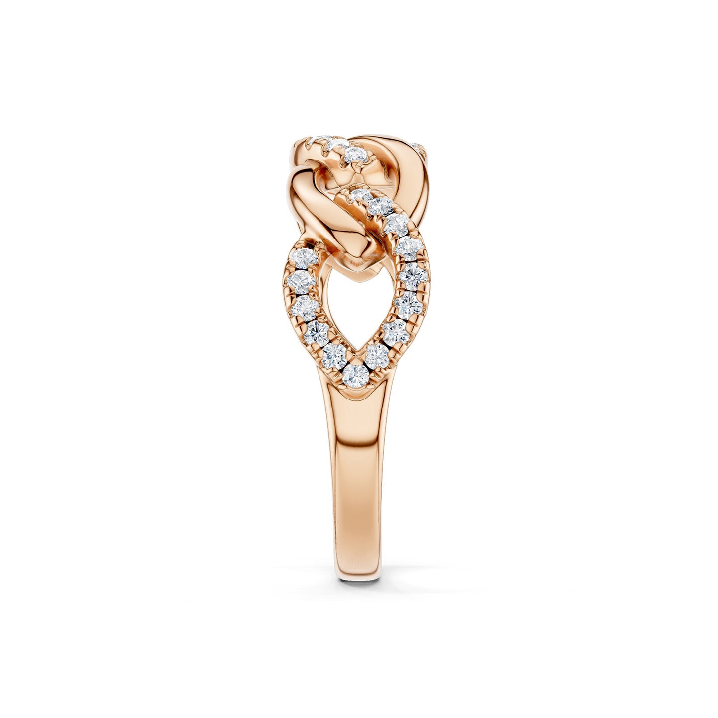 Cascading Diamond Link Band