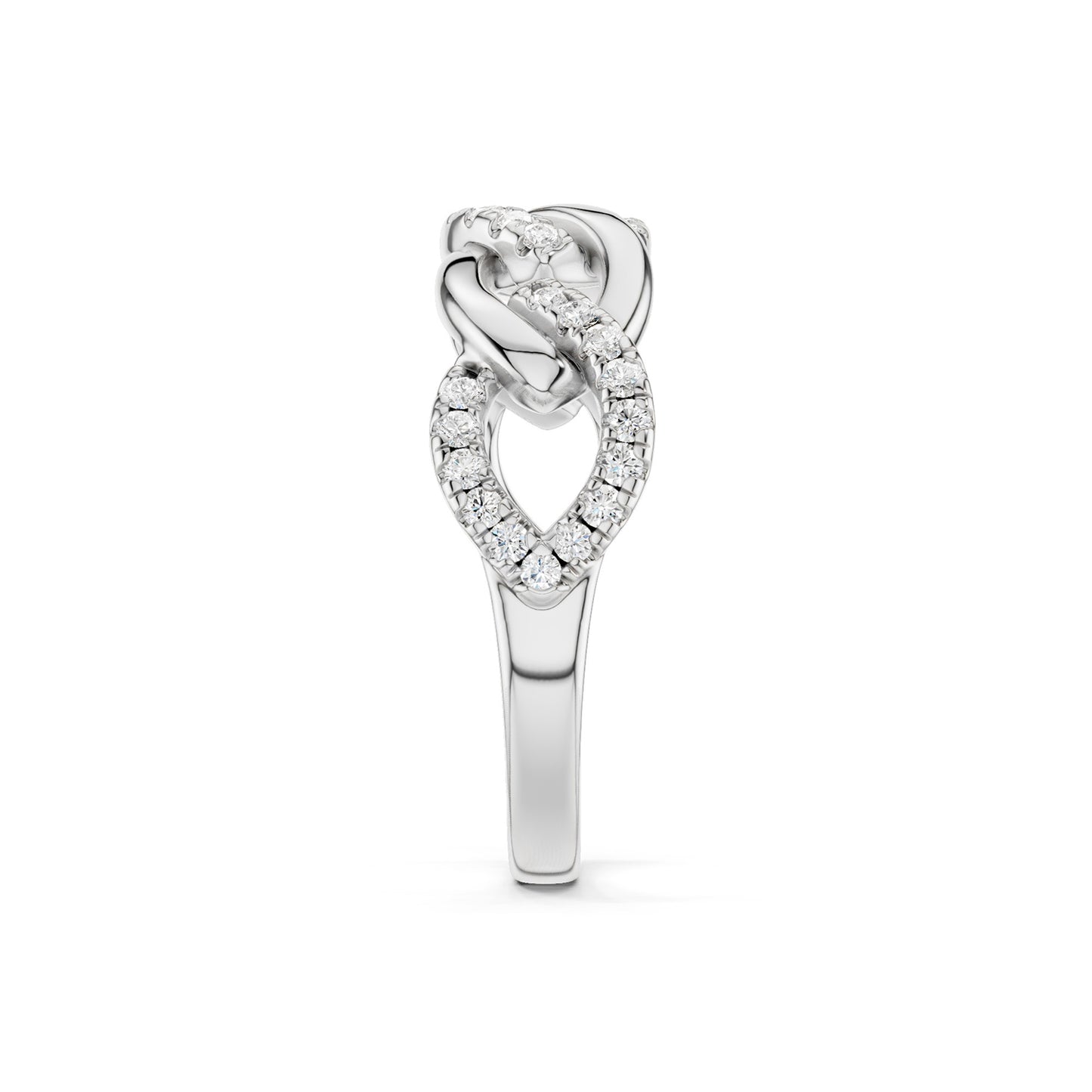 Cascading Diamond Link Band