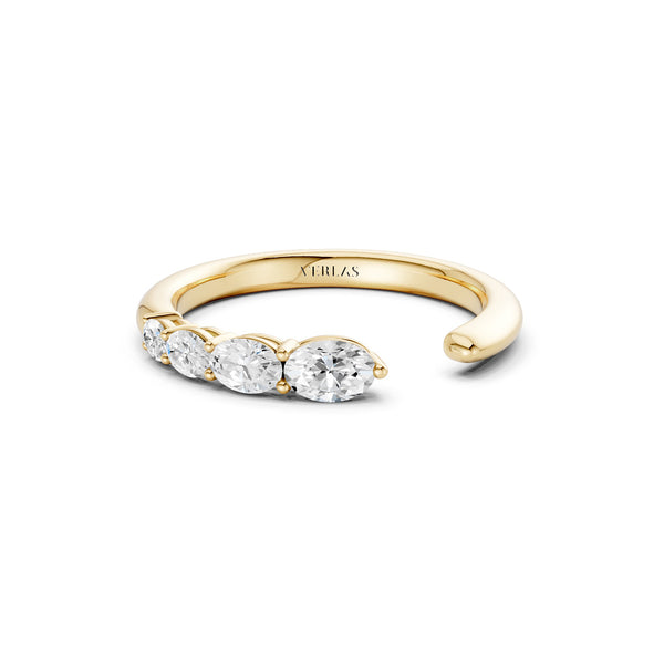 Oval Crescendo Open Ring