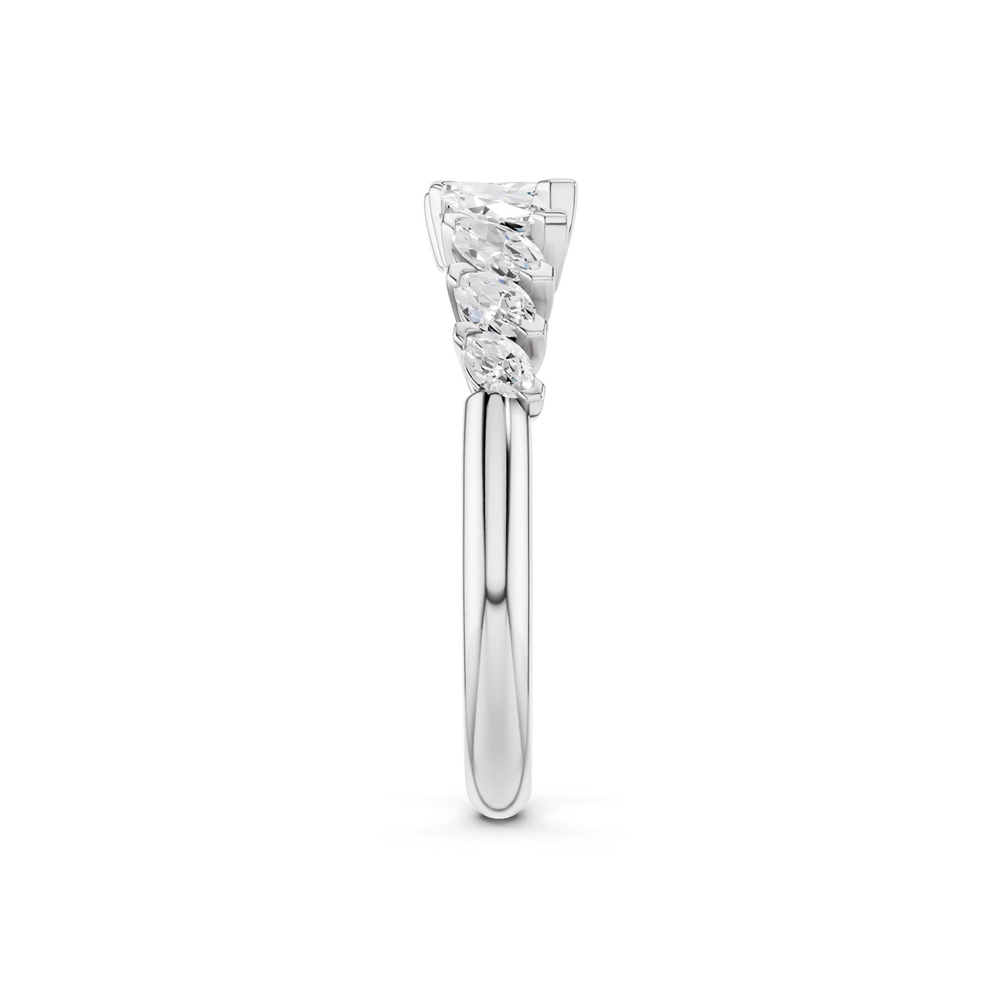 Marquise Crescendo Open Ring