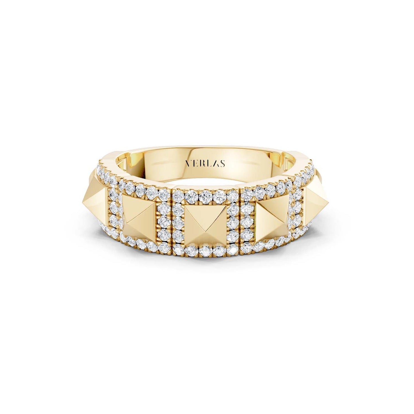 Pyramid Luxe Geometric Statement Band