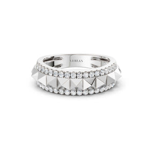 Pyramid Spiked Diamond Band