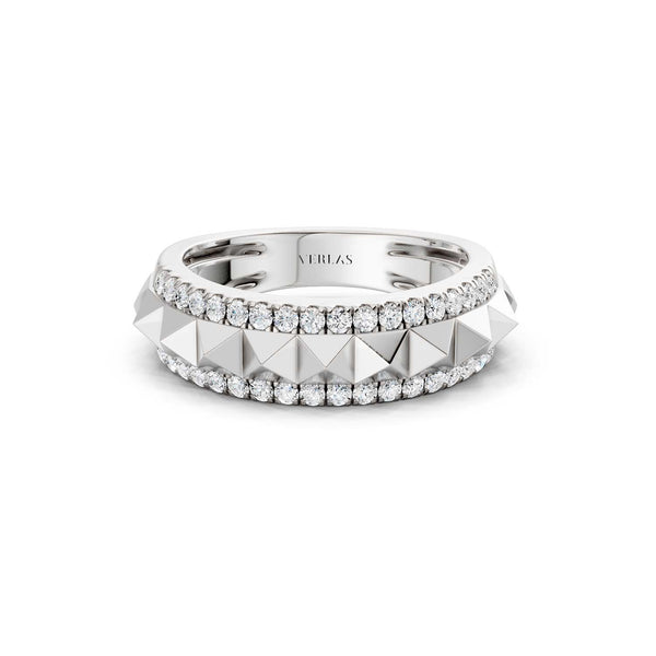 Pyramid Spiked Diamond Band