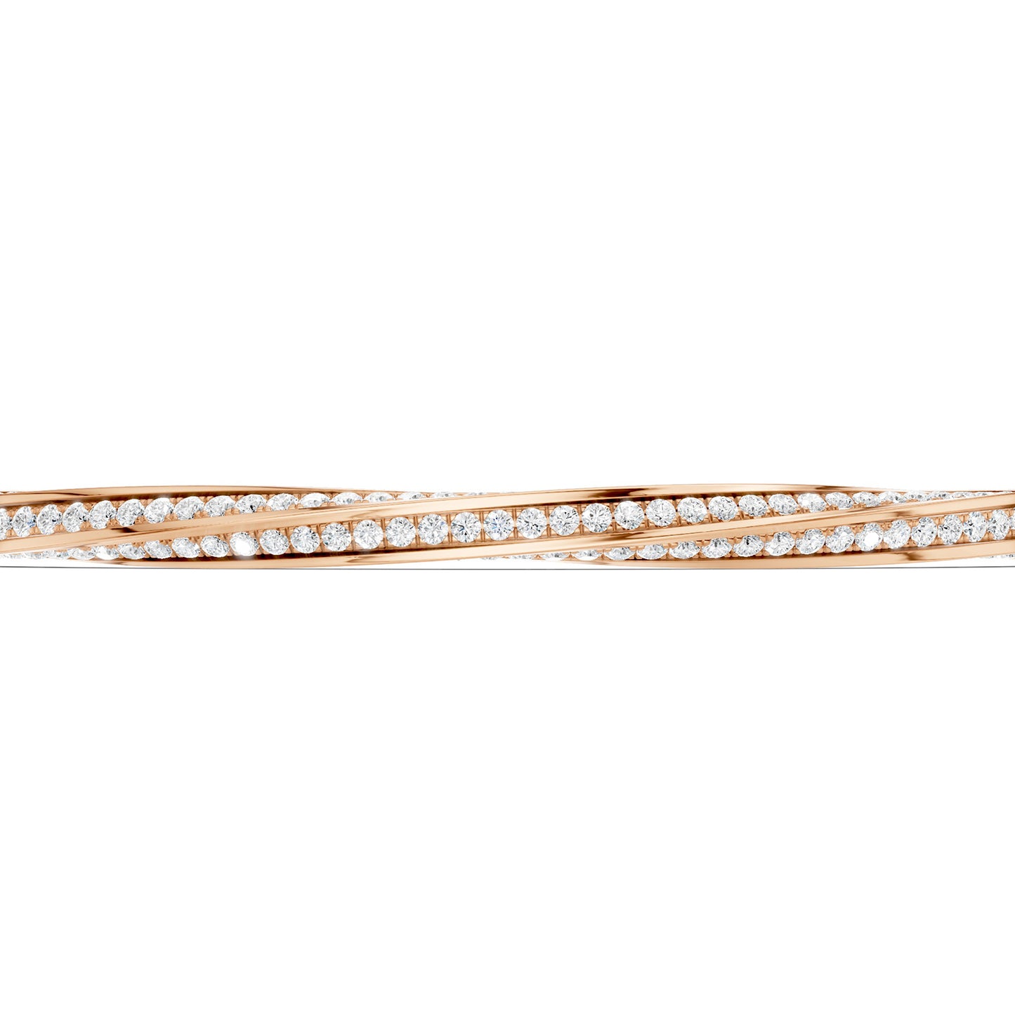 Swirl Diamond Bangle