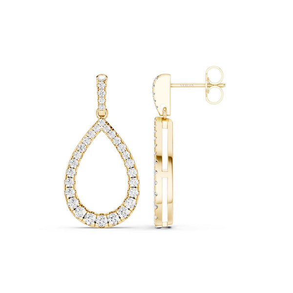 Silhouette Dewdrop Danglers