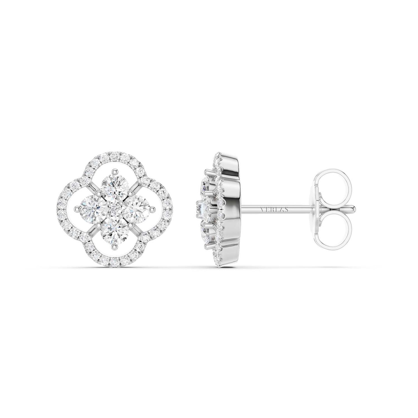 Viola Blossom Studs