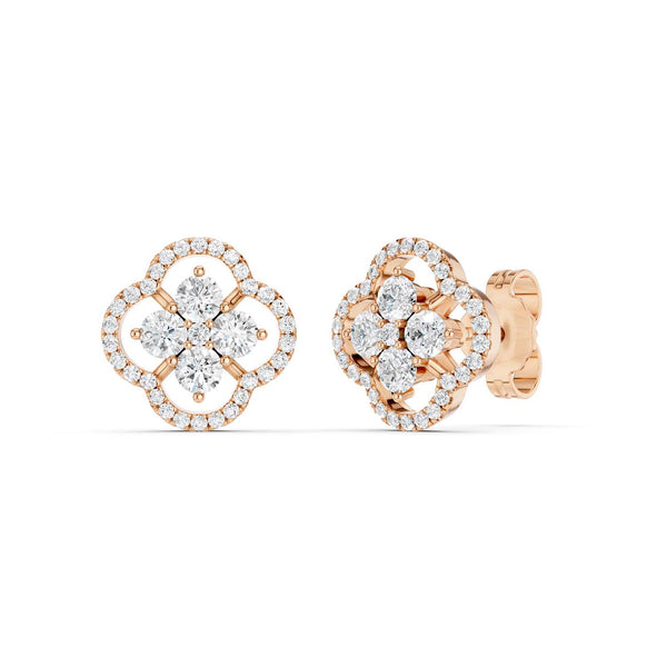 Viola Blossom Studs