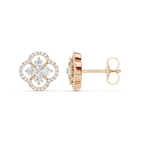 Viola Blossom Studs