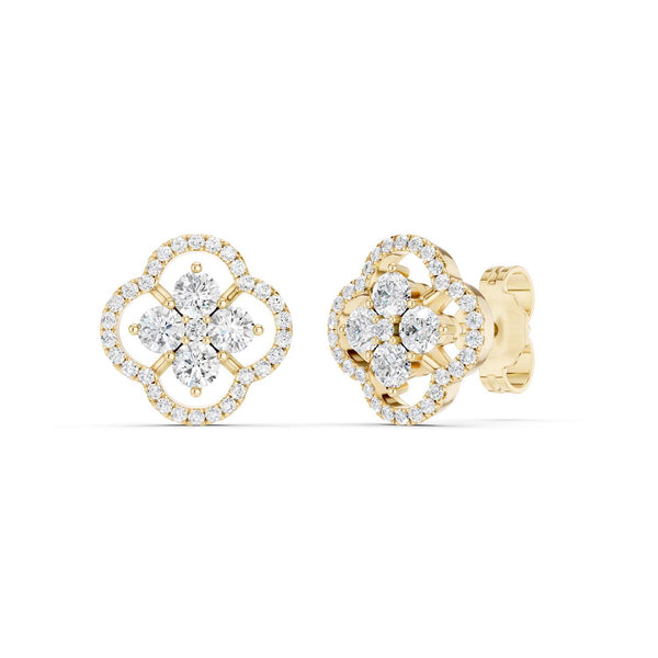 Viola Blossom Studs