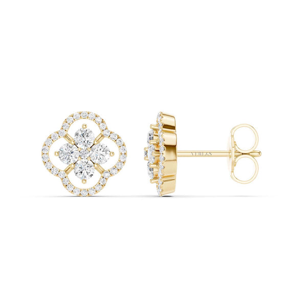 Viola Blossom Studs