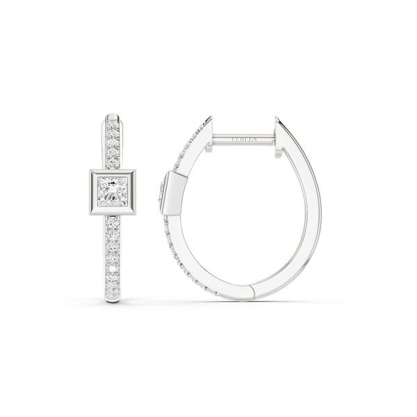Embellished Princess Hoops