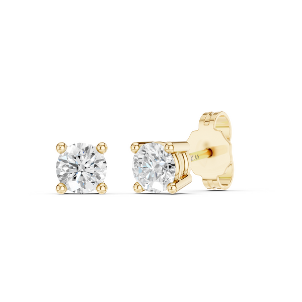 Round Solitaire Studs Small