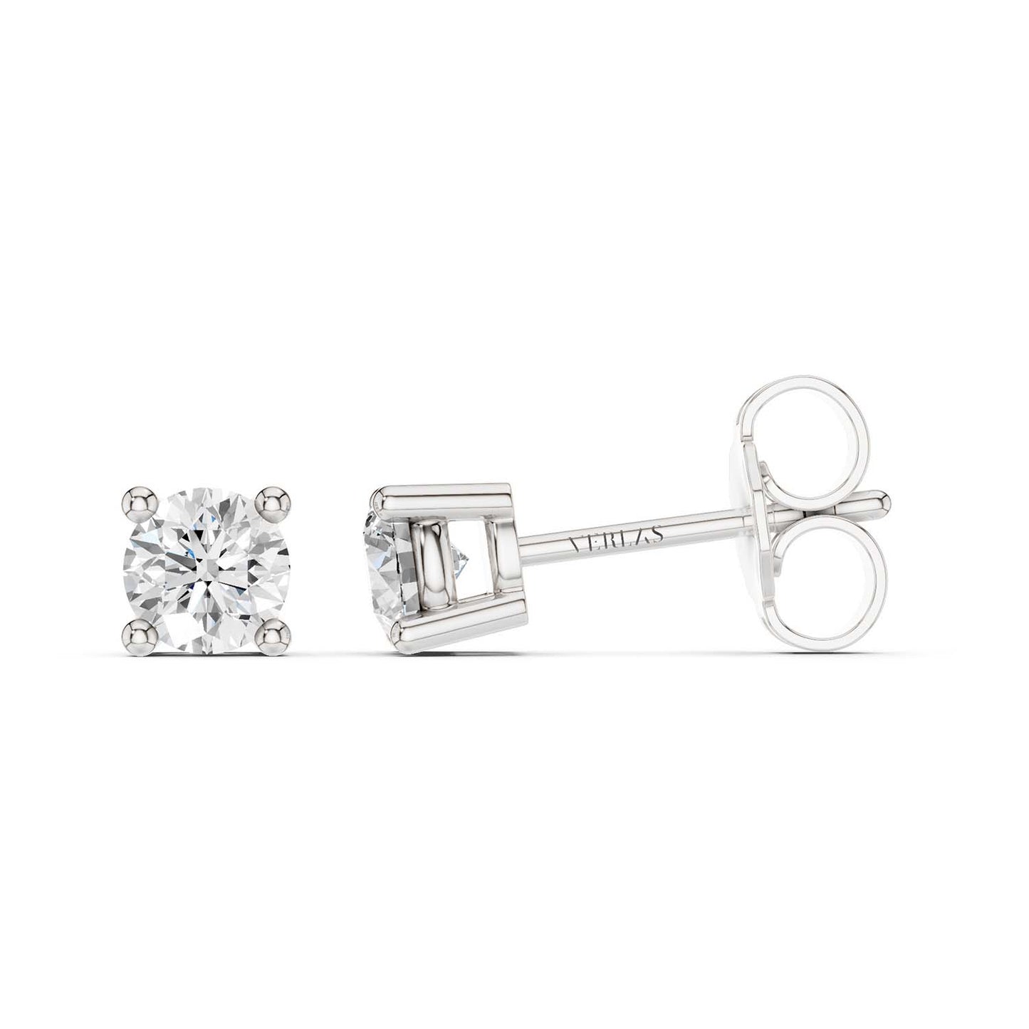 Round Solitaire Studs Small