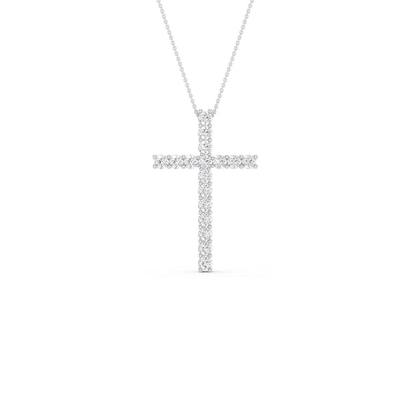 Signature Diamond Cross Necklace