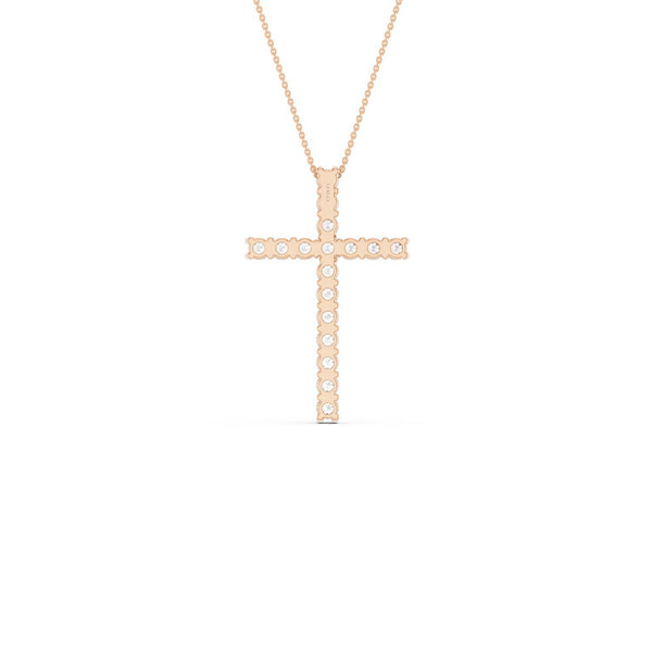 Signature Diamond Cross Necklace