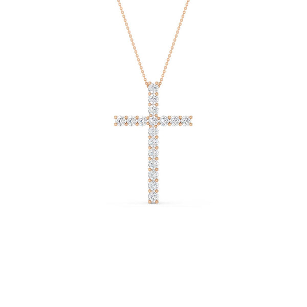 Signature Diamond Cross Necklace