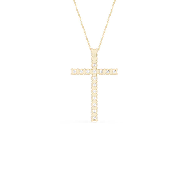 Signature Diamond Cross Necklace