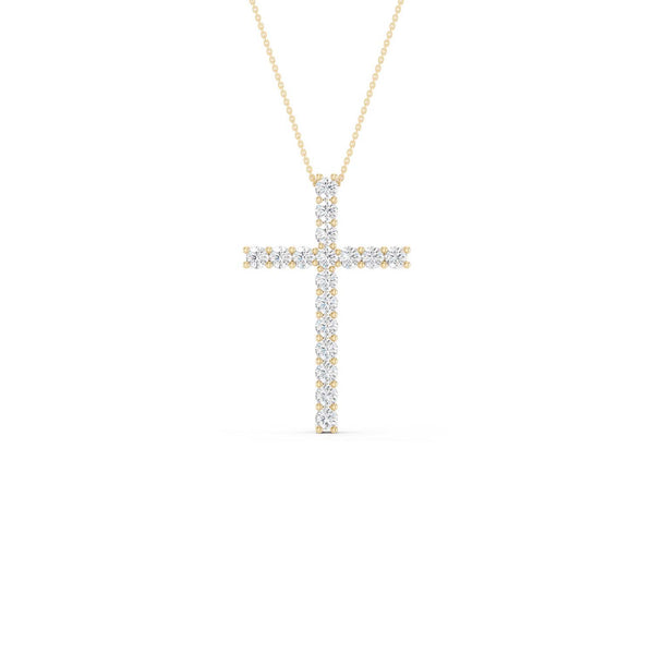 Signature Diamond Cross Necklace