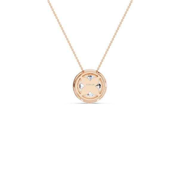 Round Halo Pendant
