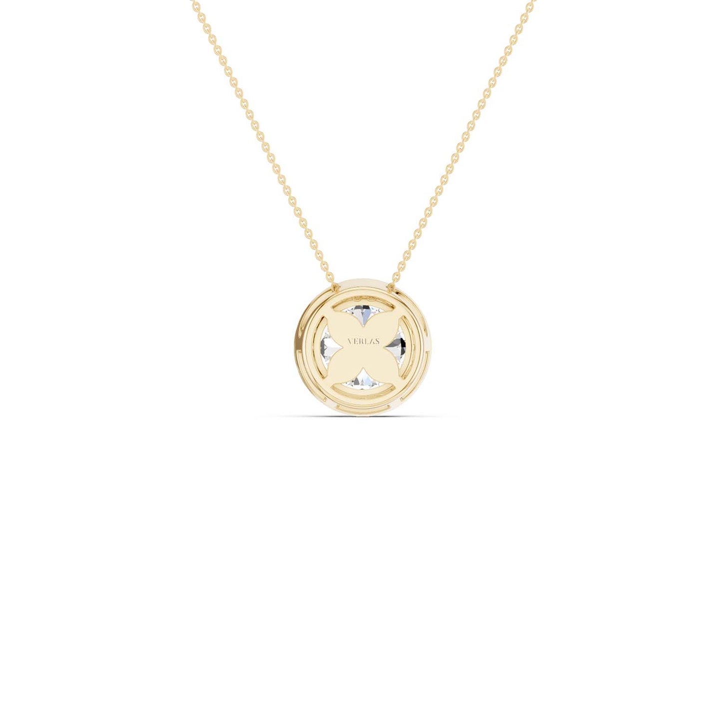 Round Halo Pendant