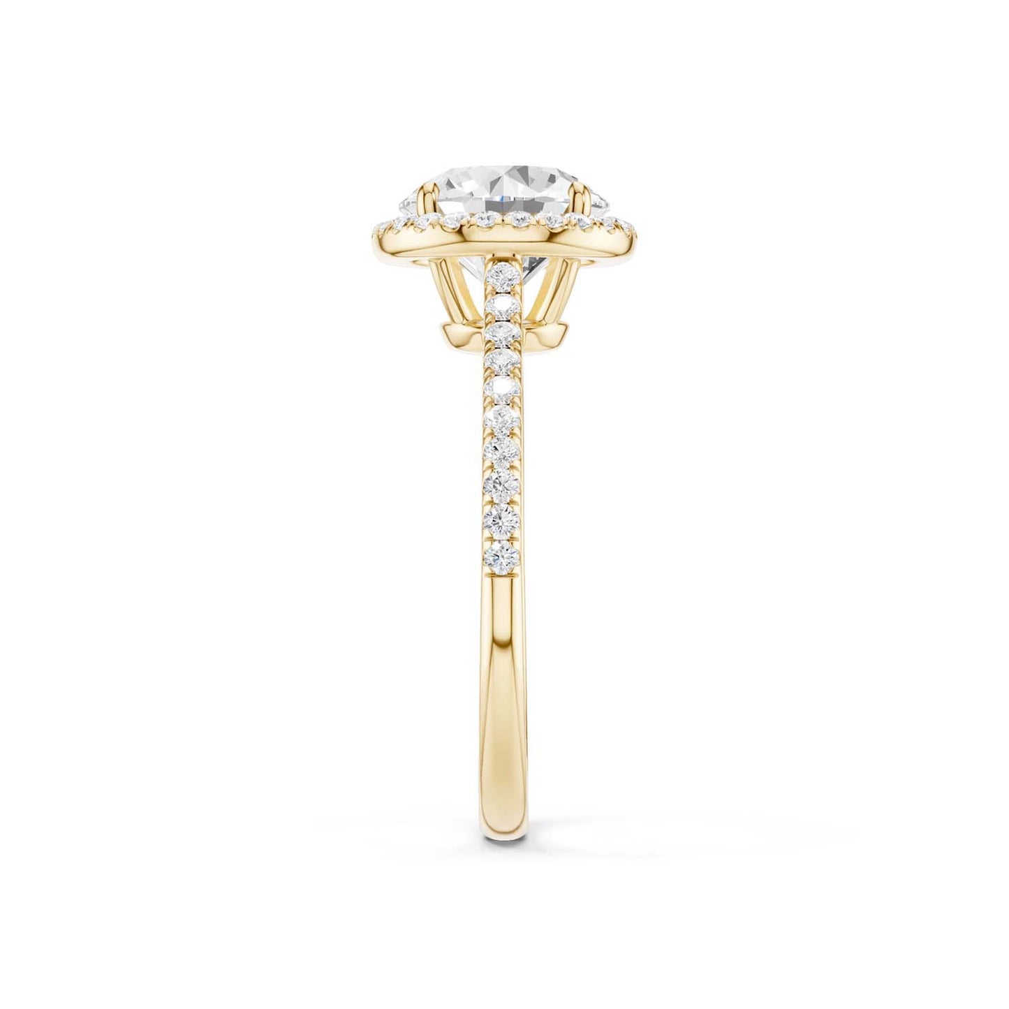 Round Signature Halo Ring