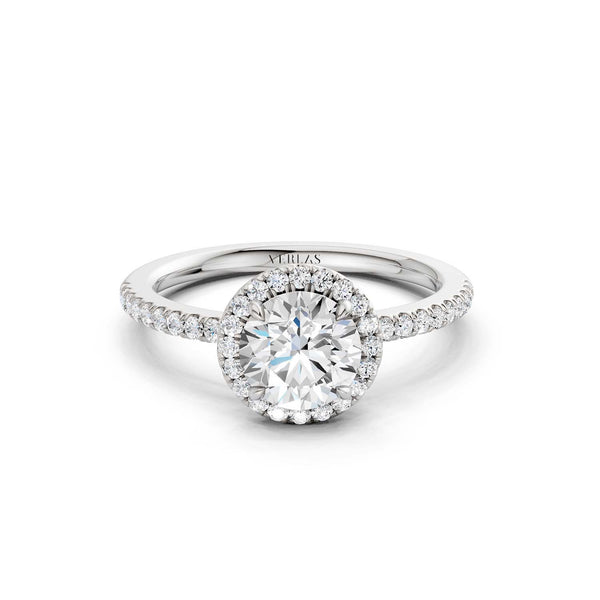 Luxe Round Halo Ring