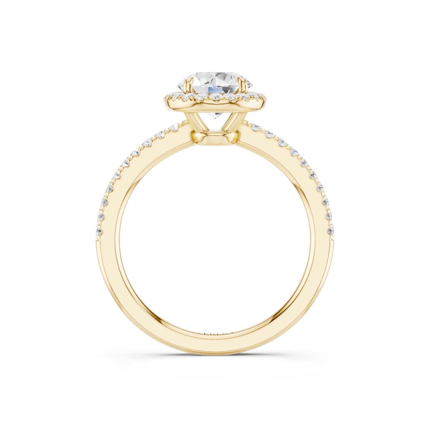 Luxe Round Halo Ring