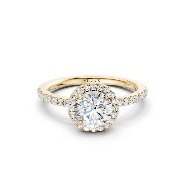 Luxe Round Halo Ring