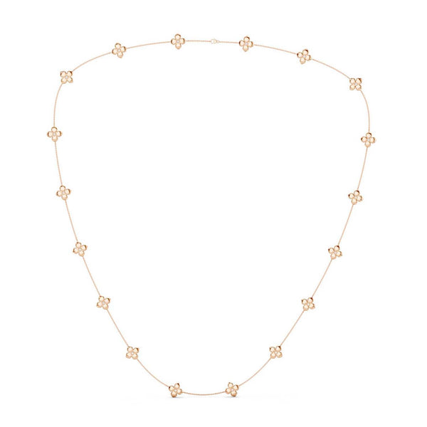 La Fleur Forever Diamond Stationed Necklace