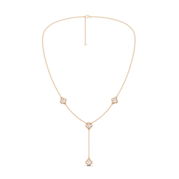 Viola Stationed Y Necklace