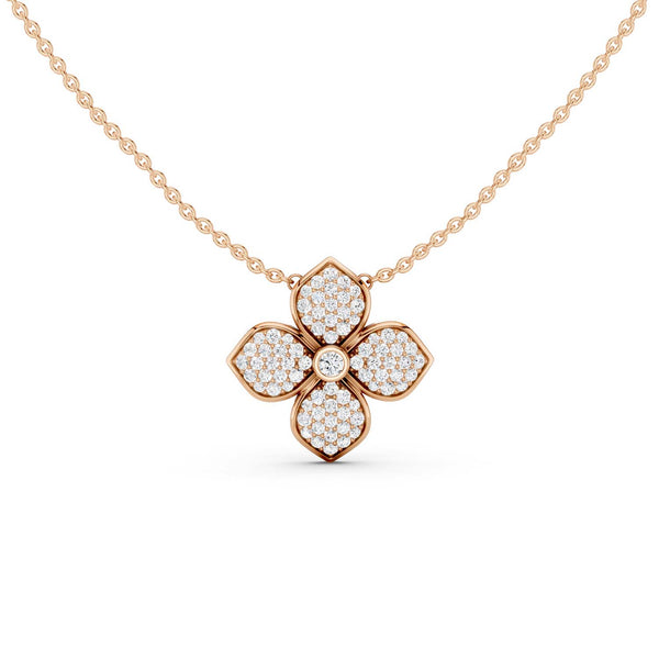 La Fleur Diamond Radiant Necklace