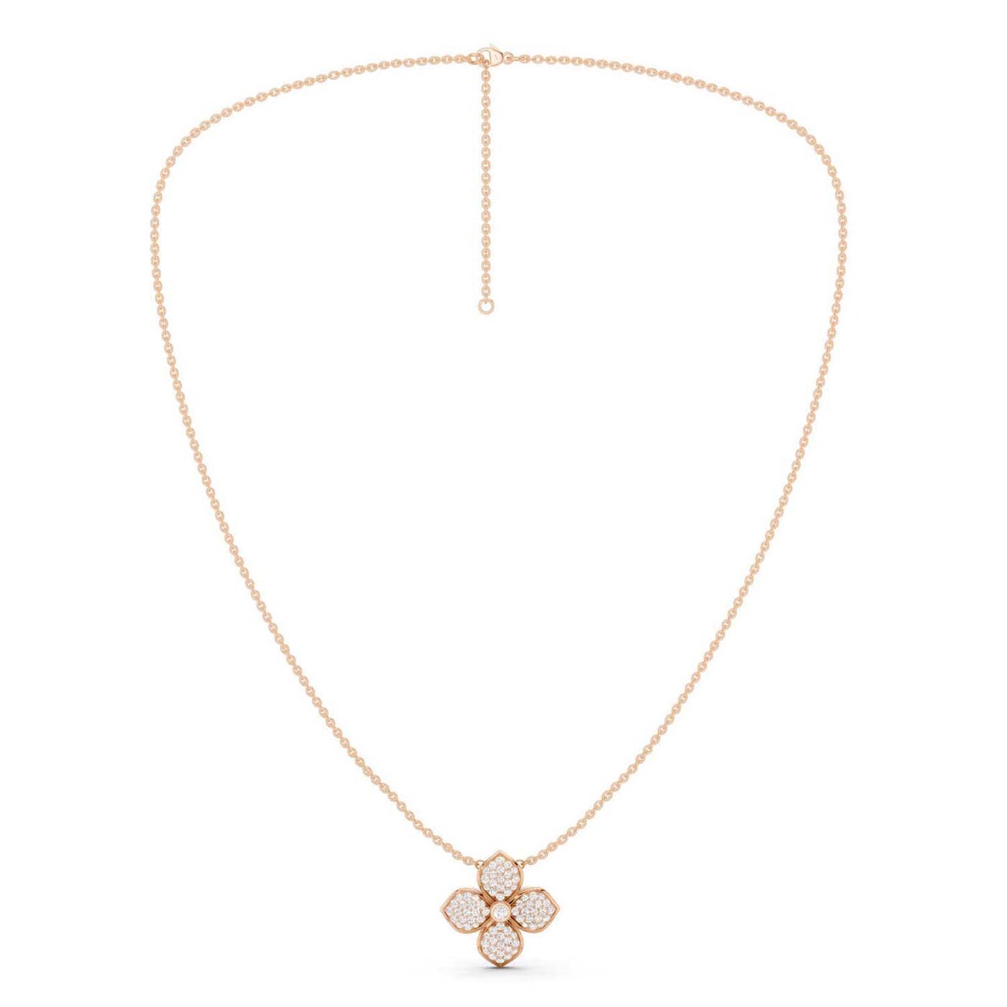 La Fleur Diamond Radiant Necklace