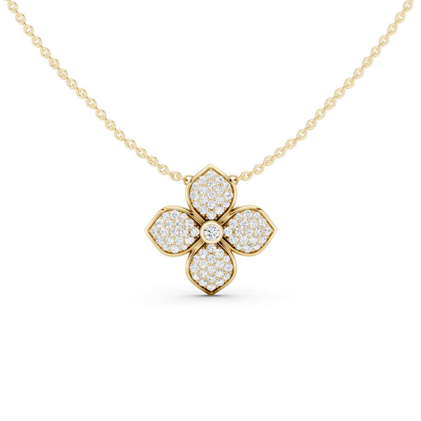 La Fleur Diamond Radiant Necklace