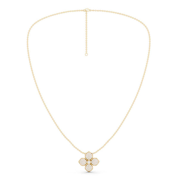 La Fleur Diamond Radiant Necklace