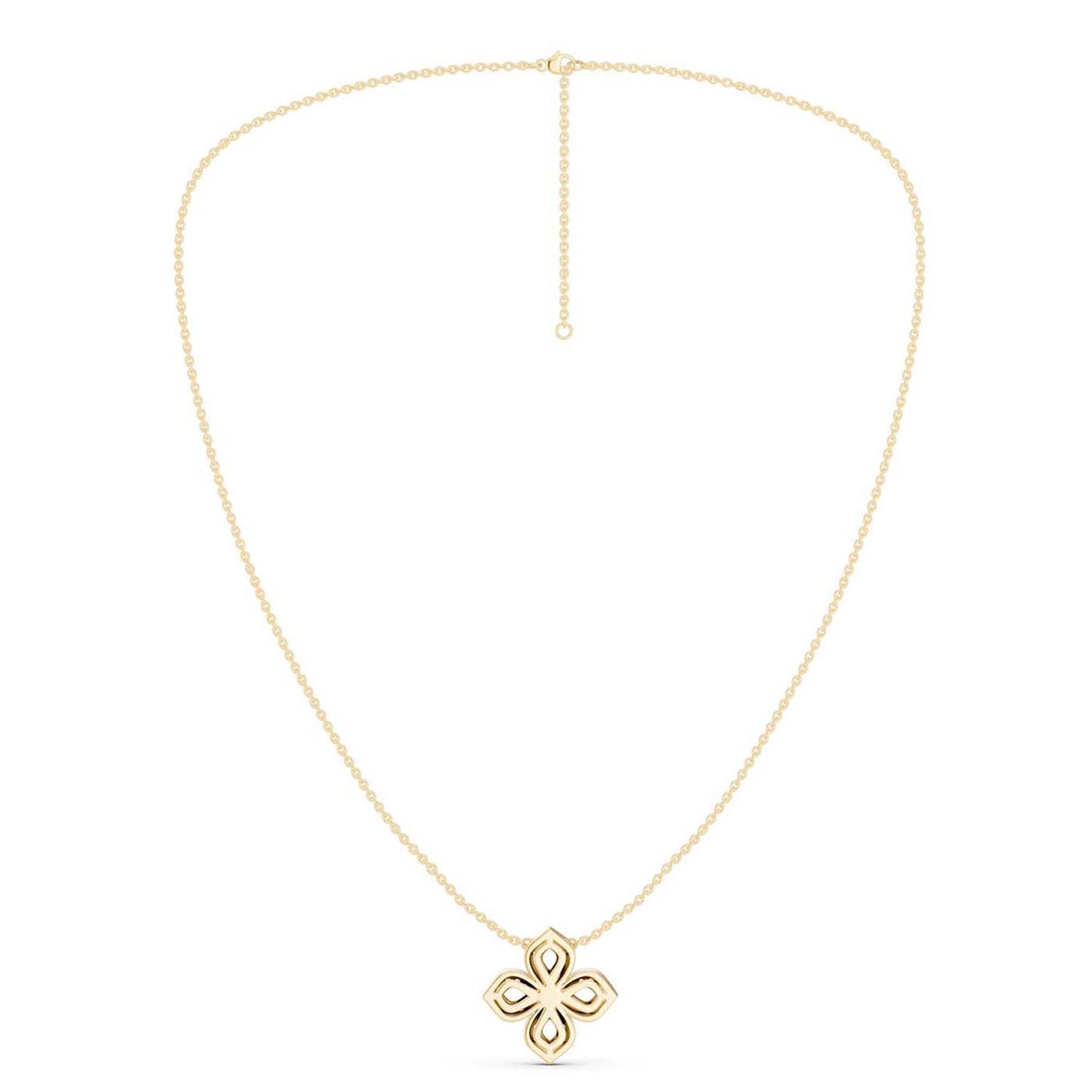 La Fleur Diamond Silhouette Necklace